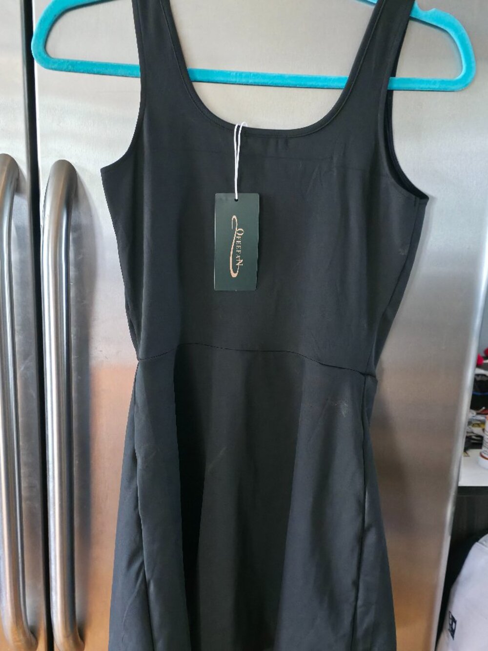 Black dress w/ shorts + pocket